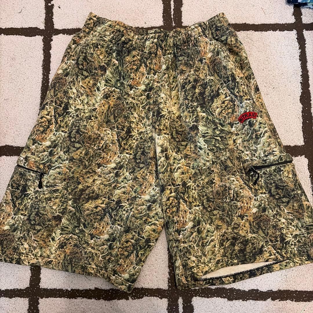 NITRAID カモフラージュ ショートパンツ XL 大麻　金土日価格