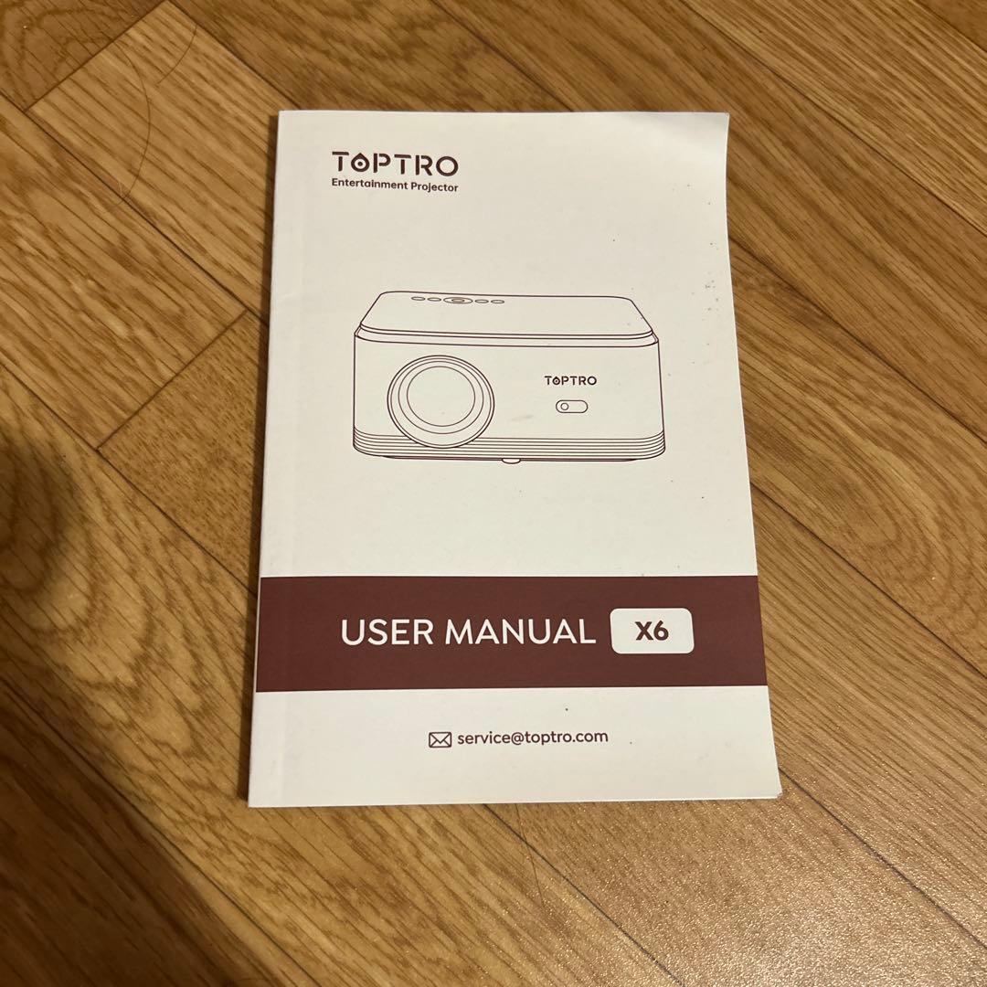 TOPTRO X6 プロジェクター 4K ホワイト