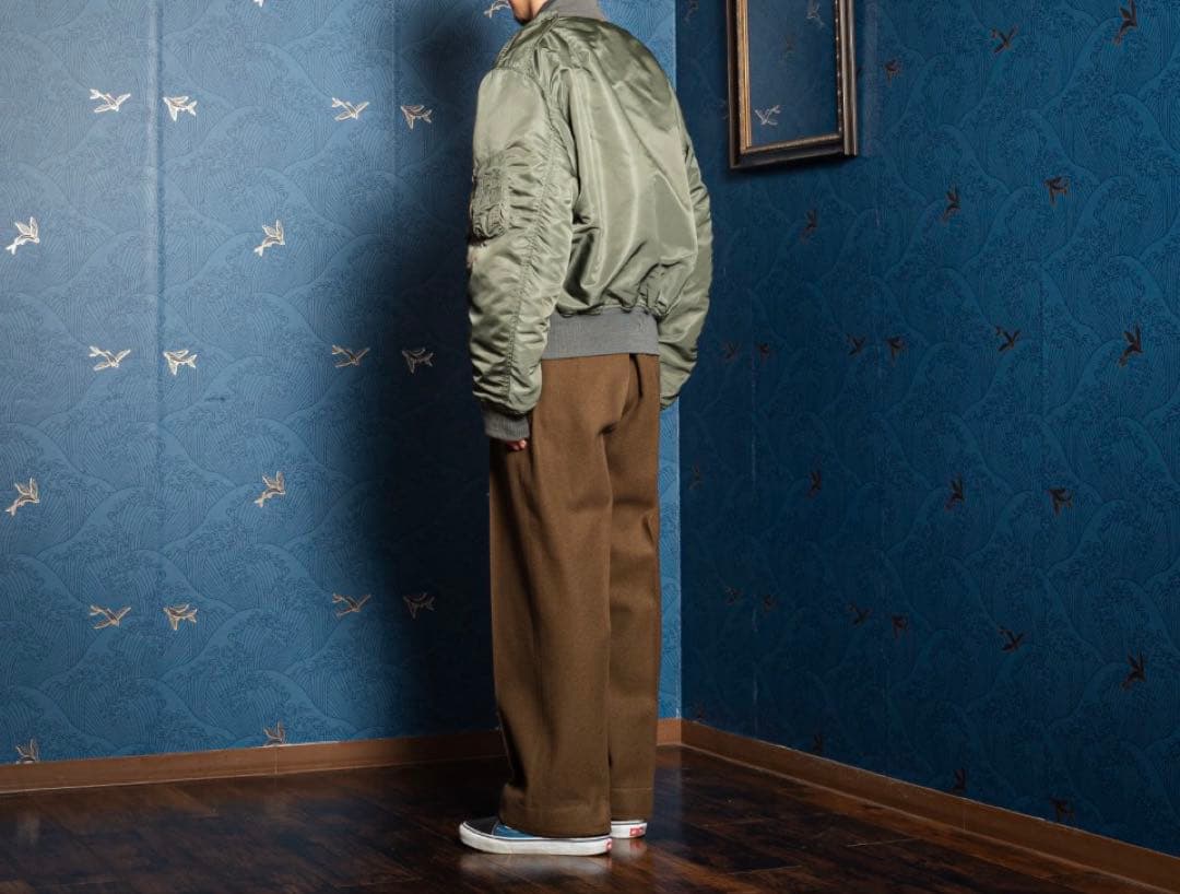 実物米軍USAFA L2-B 貴重なXLサイズ　美品 L2B　（MA-1）