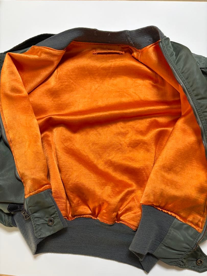 実物米軍USAFA L2-B 貴重なXLサイズ　美品 L2B　（MA-1）