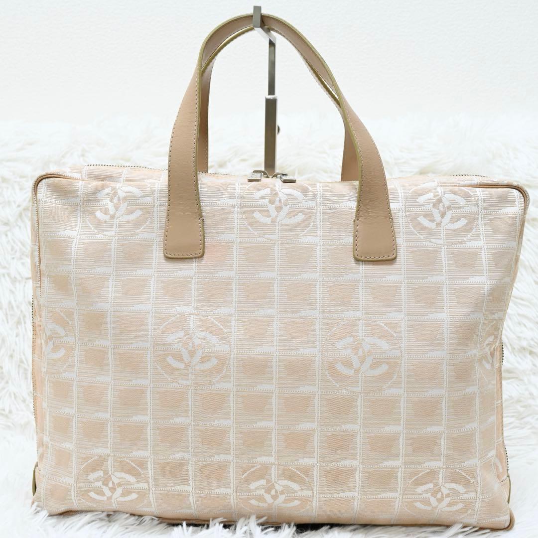 美品 シャネル ニュートラベルライン ブリーフケース