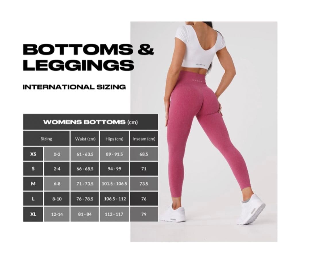 Newカラー　スクランチシームレスレギンス　キャンディアップル