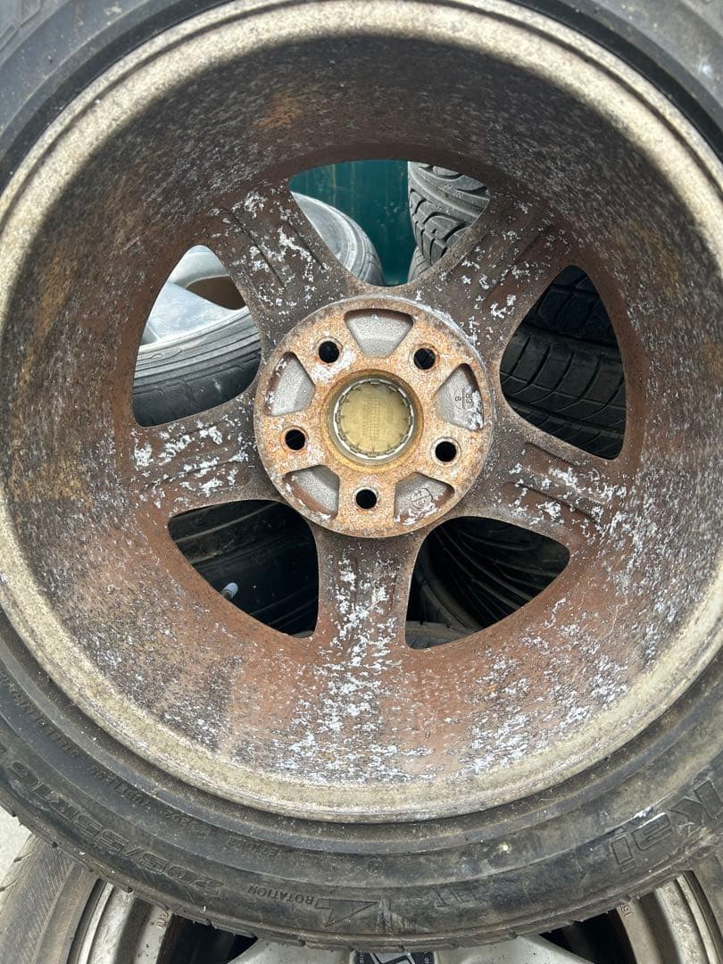 【テル]】 R32スカイラインタイプM 純正ホイール＆タイヤ 4本セット