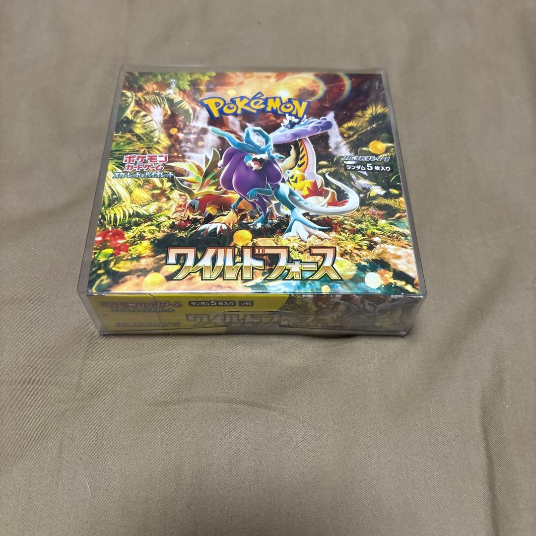 ポケモンカード　ワイルドフォース　ボックス　シュリンク付き　未開封