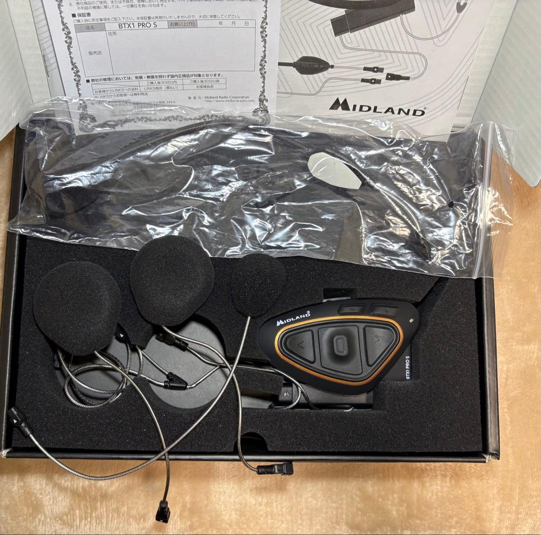 【美品✨】MIDLAND BTX1 PRO S グループ通話対応