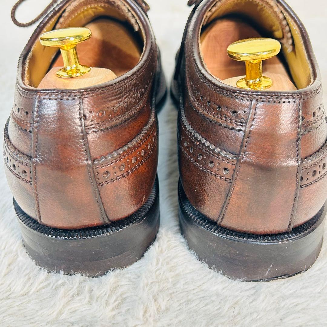 【極美品】REGAL インペリアルグレード 2235 ウィングチップ シボ革 茶