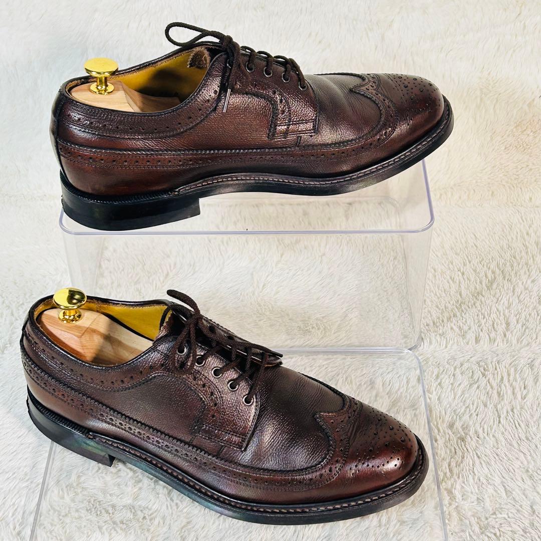 【極美品】REGAL インペリアルグレード 2235 ウィングチップ シボ革 茶