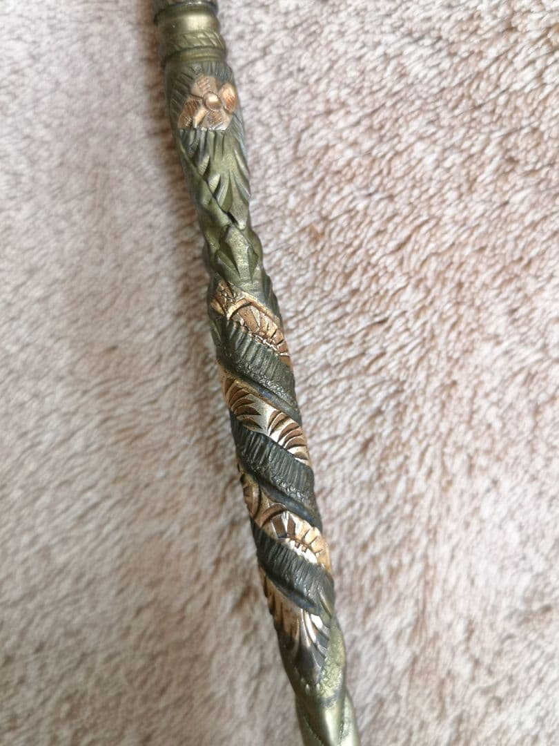 【アルゼンチン　茶器　アンティーク　1970】イェルバ マテ カップ&ストロー