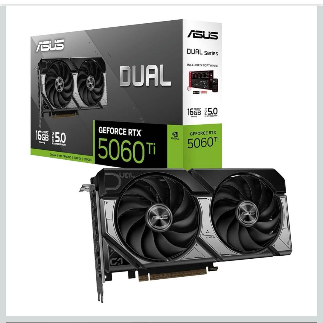 新品ASUS NVIDIA GeForce RTX 5060 Ti 16G