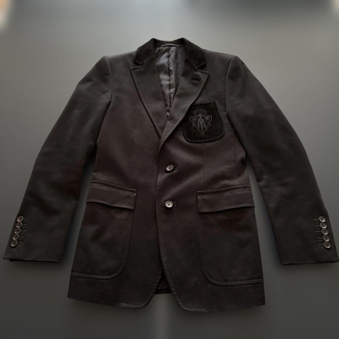GUCCI テーラードジャケット　ブラック