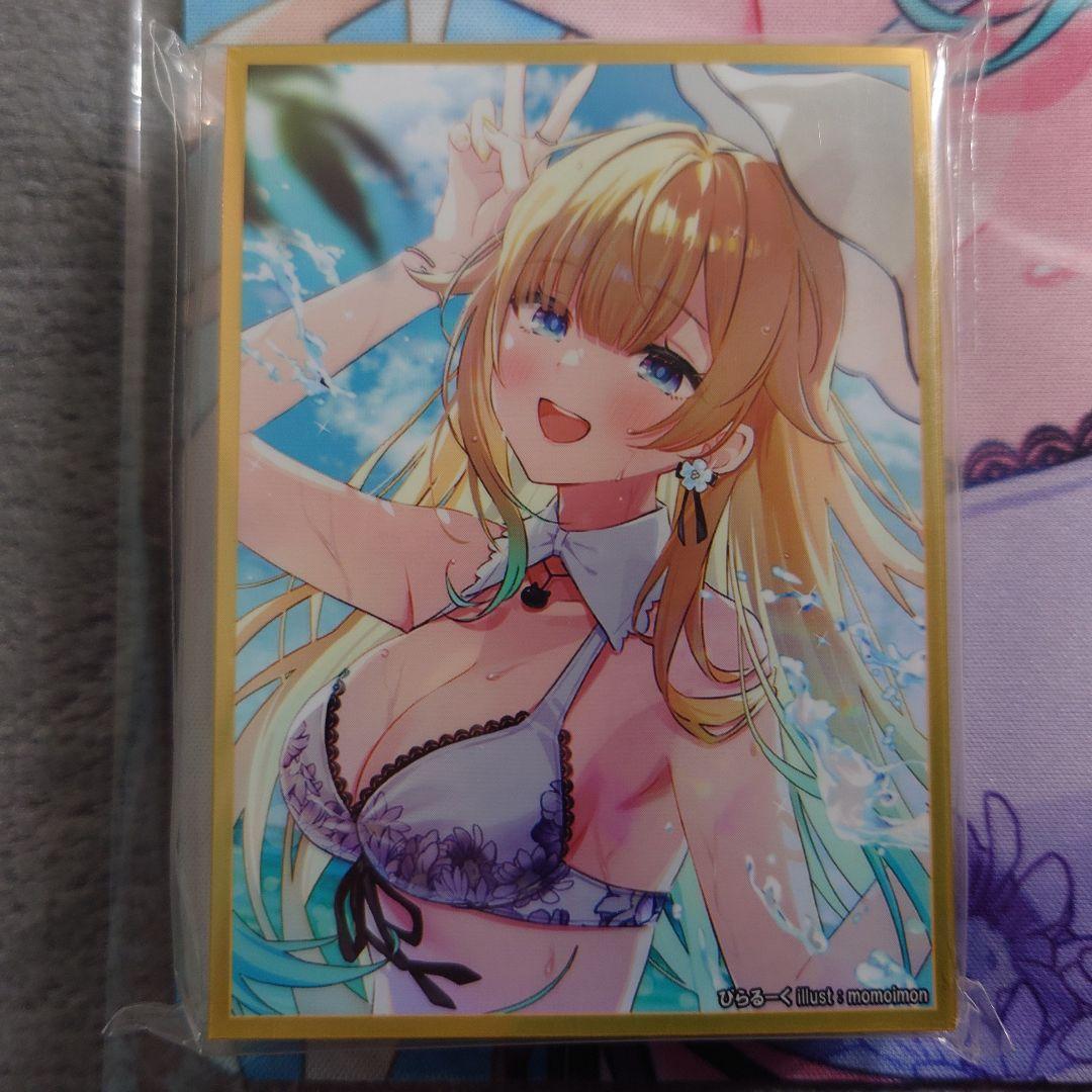 α1 ぶいすぽっ! 水しぶき&水着&帽子 藍沢エマ スリーブ&プレイマット