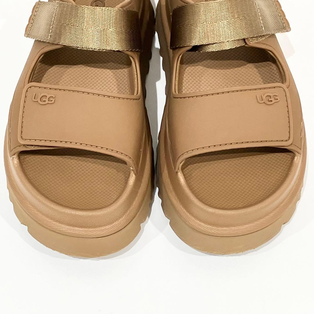 UGG アグ ゴールデンクロウ キャメル サンダル 22cm
