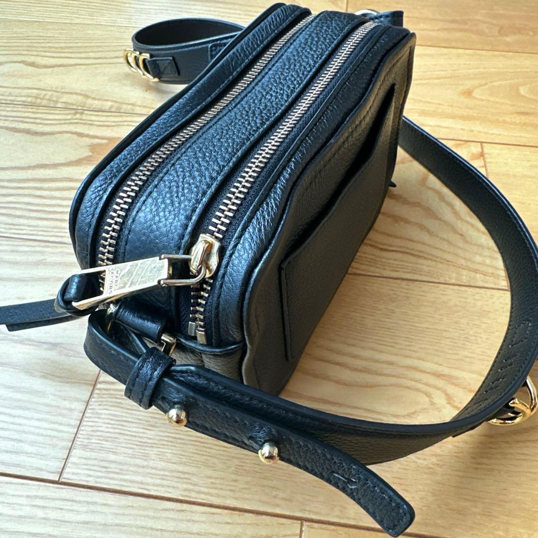 ビ*ス様 マークジェイコブス　ショルダーバッグ　ソフトショット21 ブラック　牛