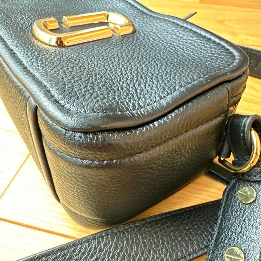 ビ*ス様 マークジェイコブス　ショルダーバッグ　ソフトショット21 ブラック　牛