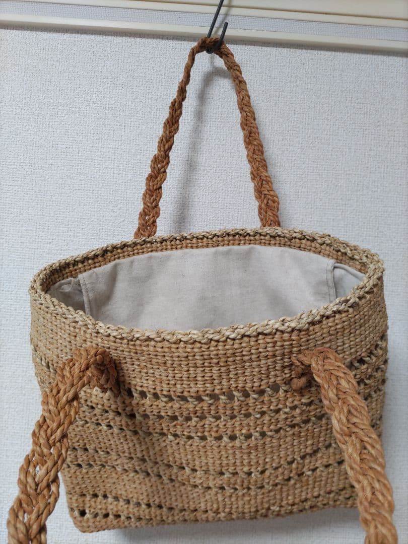 ヒロロの編みかごバッグ