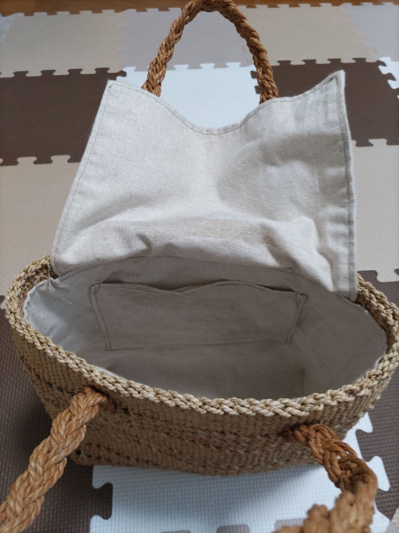 ヒロロの編みかごバッグ