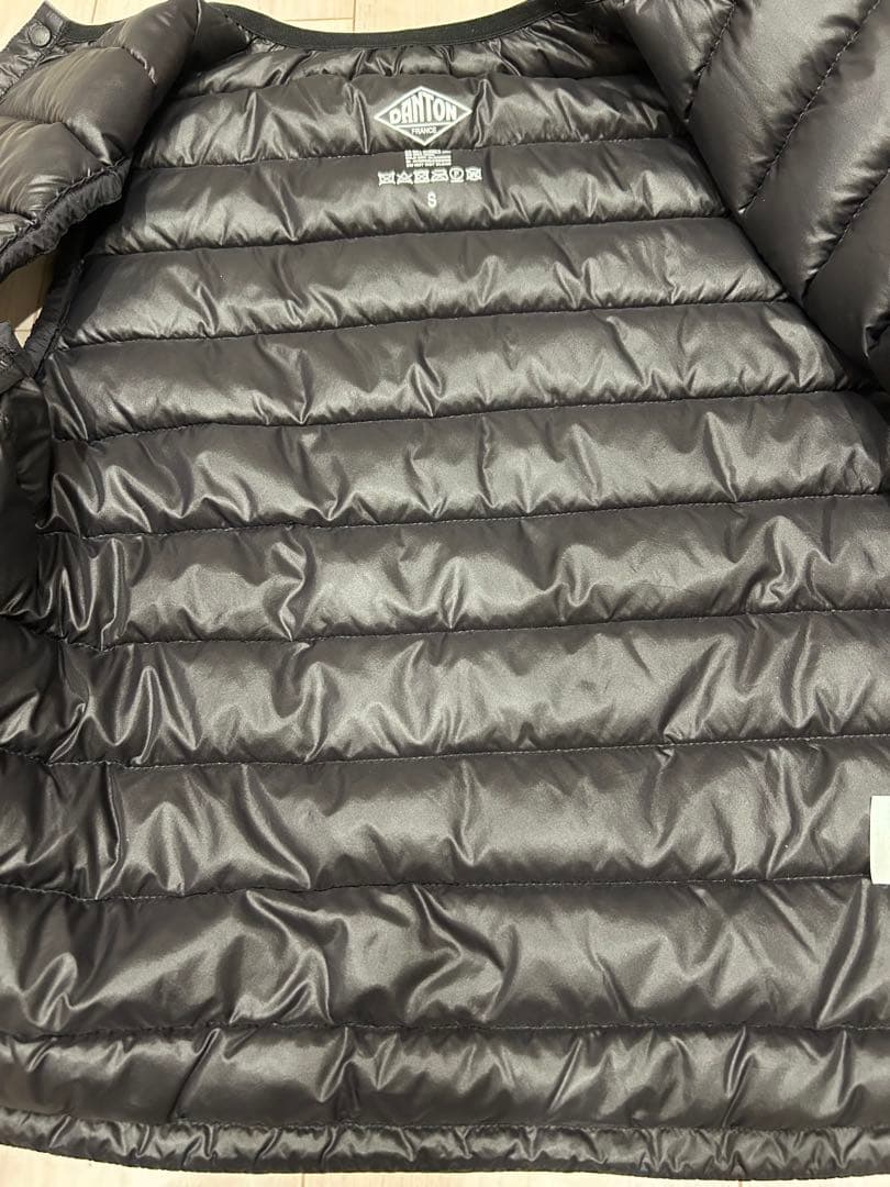 ダントン DANTON ブラック BLACK ダウンベスト 黒 サイズS