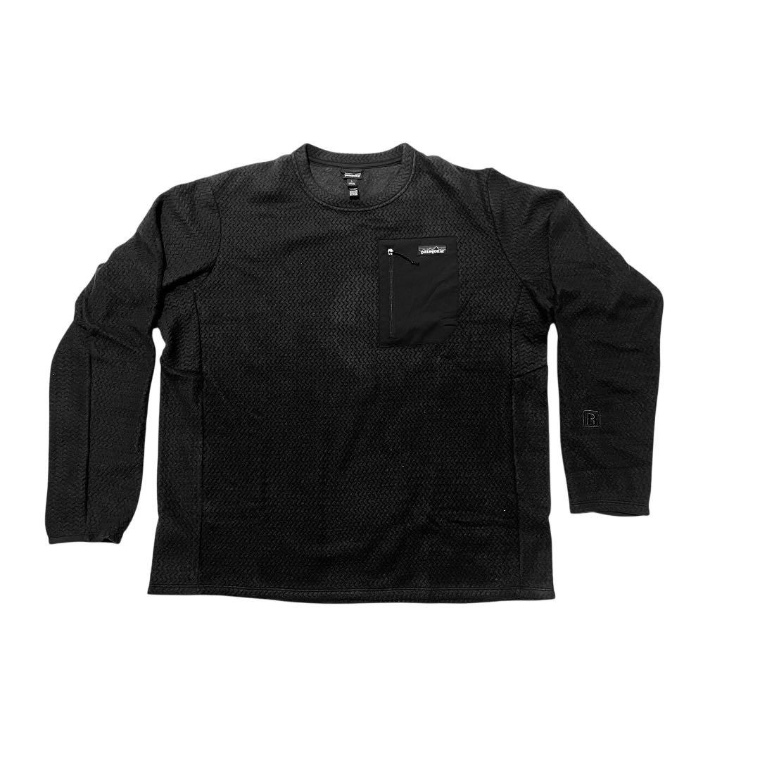 パタゴニア patagonia R1 エア・クルー Lサイズ ブラック