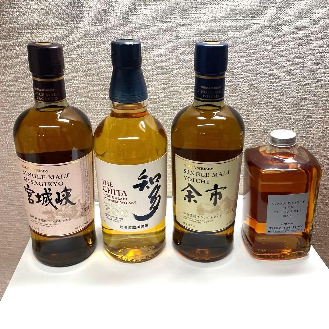 余市　宮城峡　知多　フロムザバレル　セット