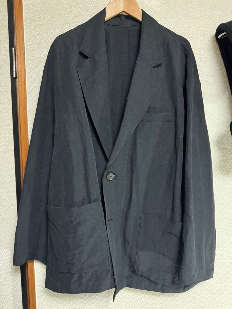 ssstein リネン ナイロン 混紡ジャケット