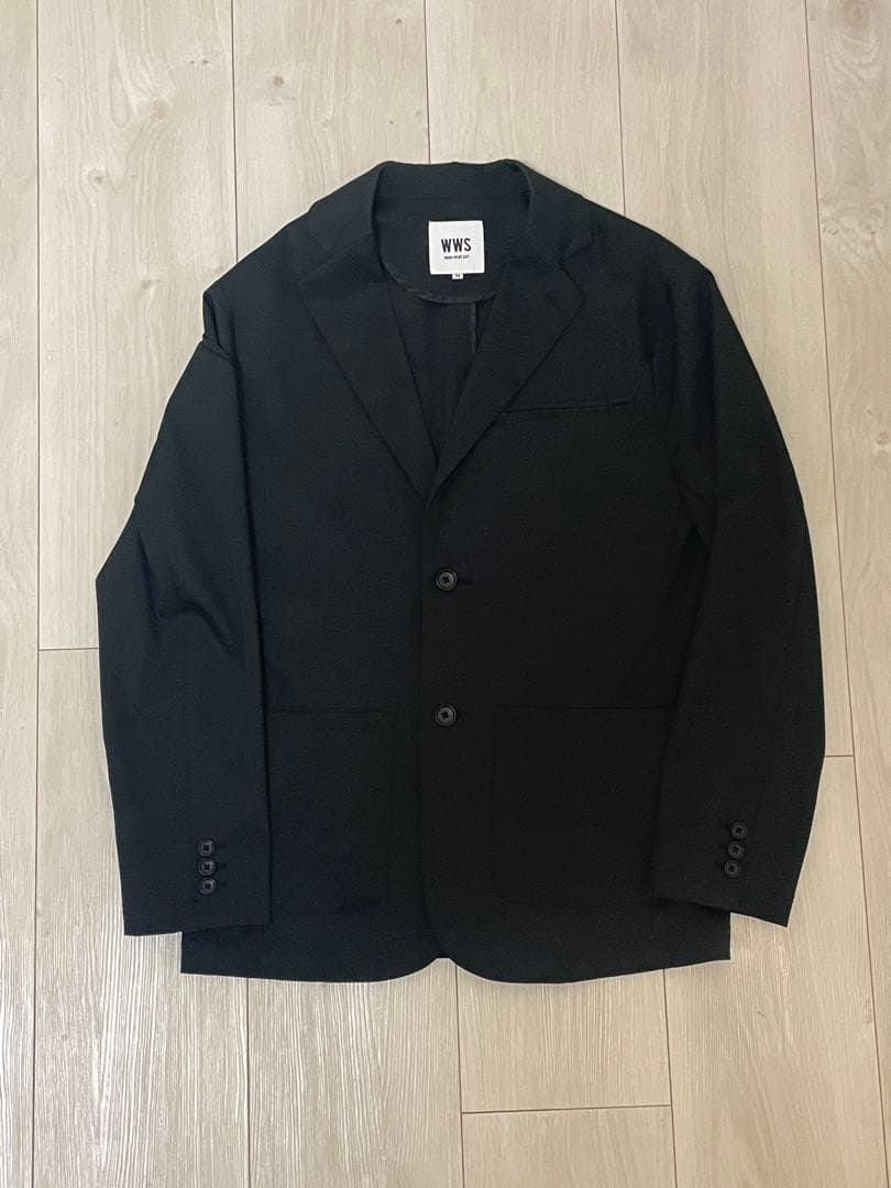 WWS ワークウェアスーツ セットアップ M ブラック 撥水