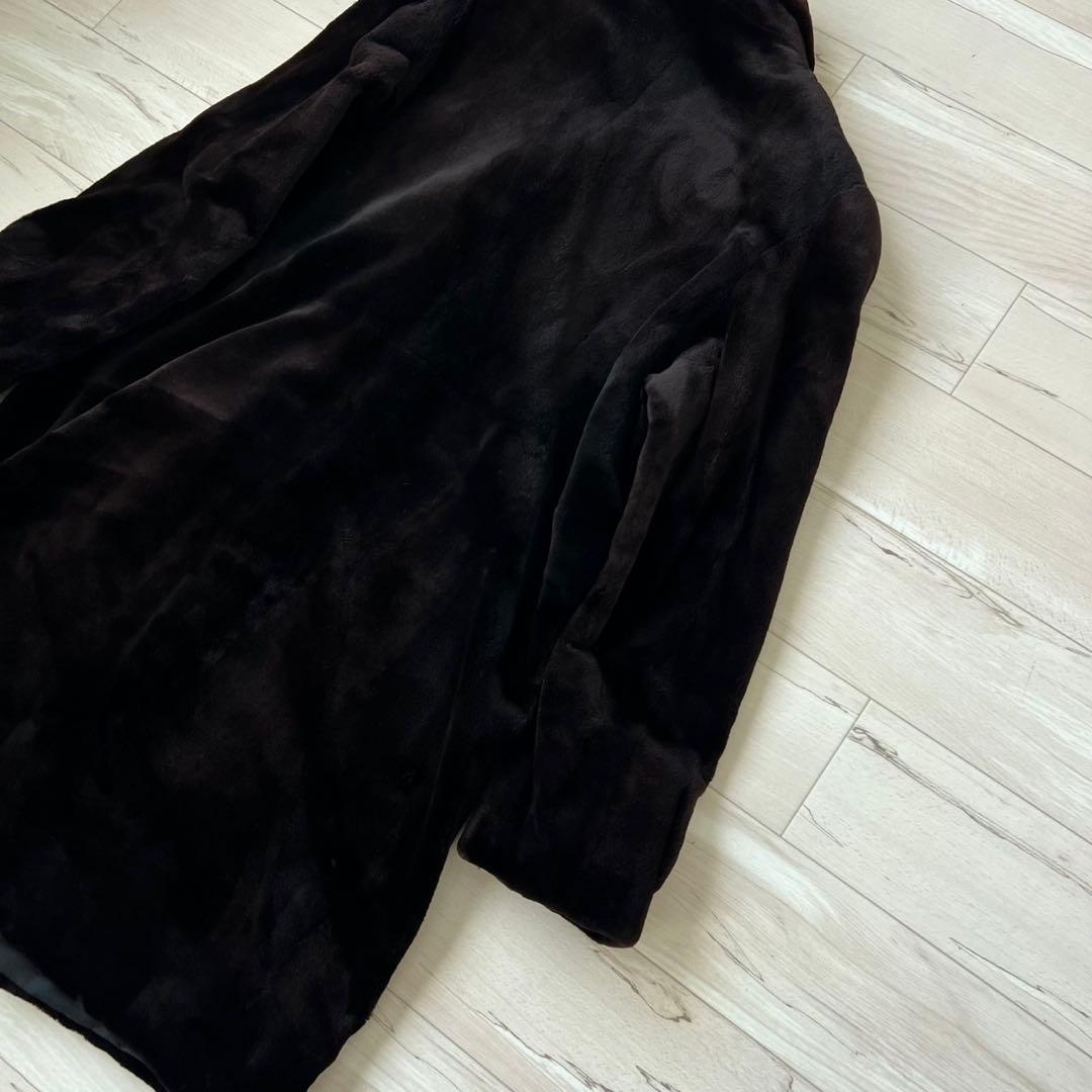 SAGA MINK サガミンク　シェアードミンクファーコート　毛皮　ロング