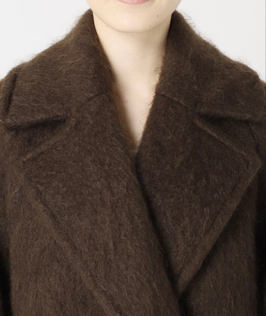 JOURNALSTANDARD L'ESSAGEモヘヤMIXシャギーダブルコート