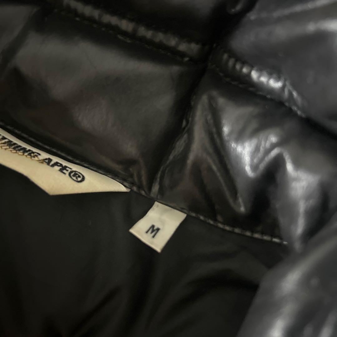A BATHING APE ブラックダウンベスト