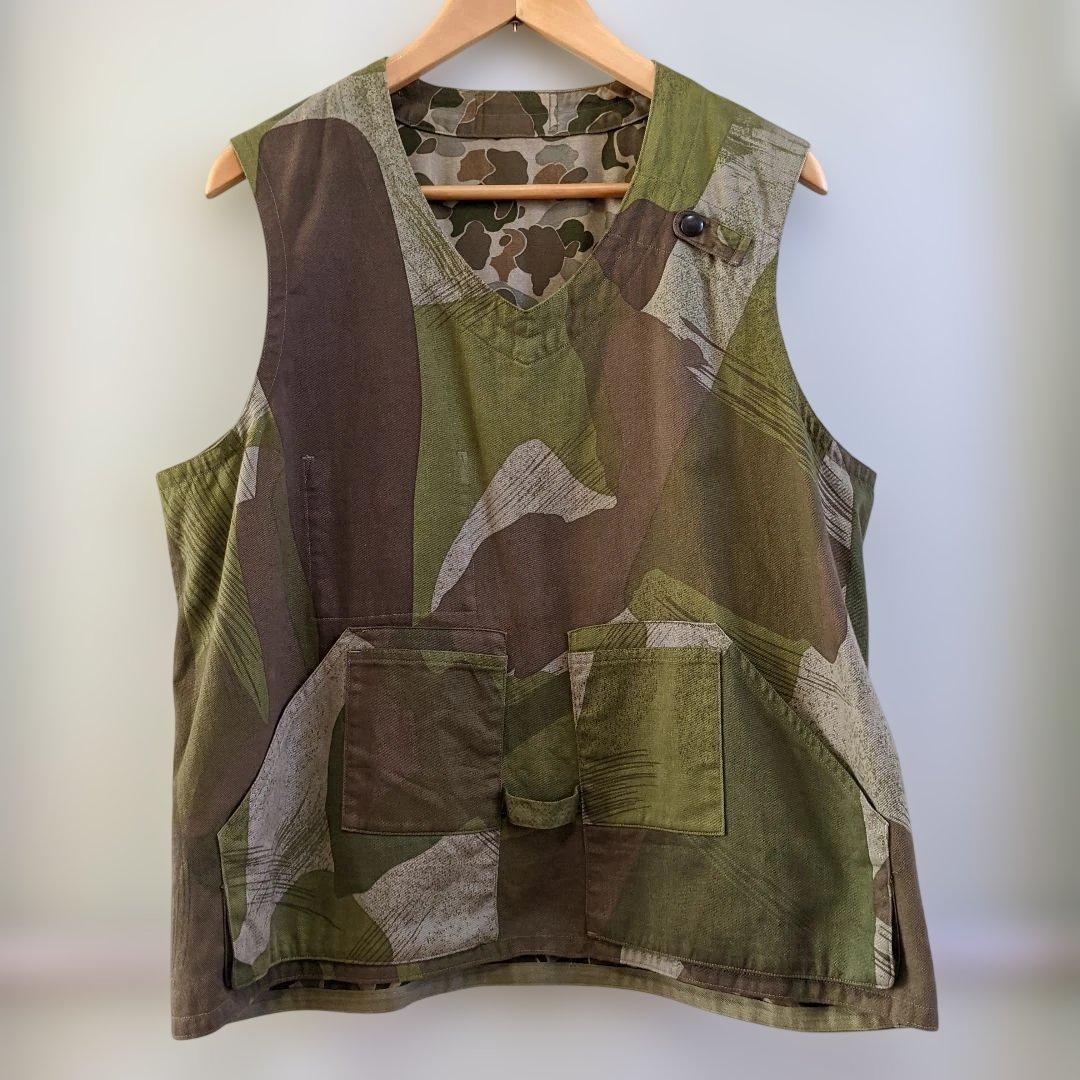 最終価格】ナイジェルケーボン《リバーシブルベスト》UK&US CAMO