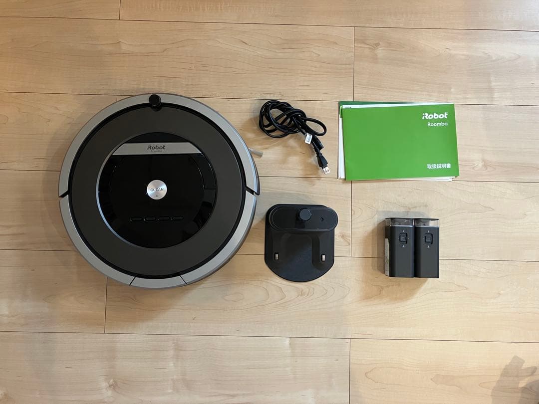 iRobot ルンバ 800シリーズ（R878）グレー 本体と付属品