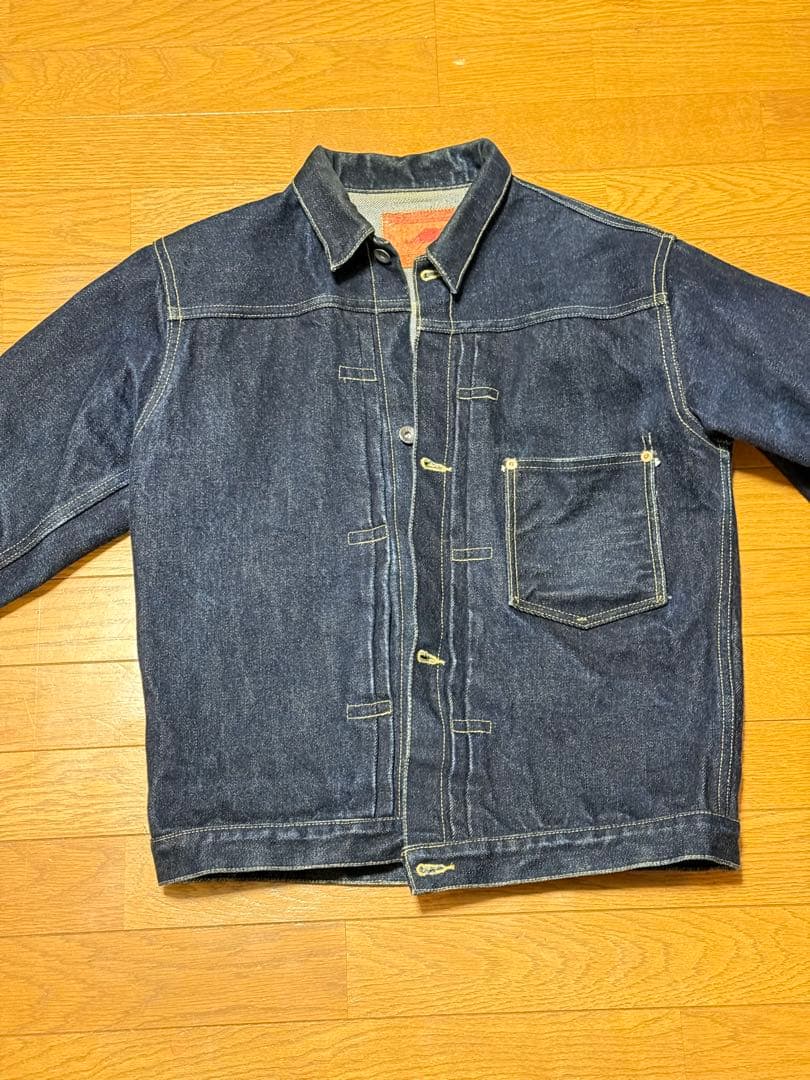サムライジーンズ　S555VX25oz デニムジャケット　大戦モデル　44