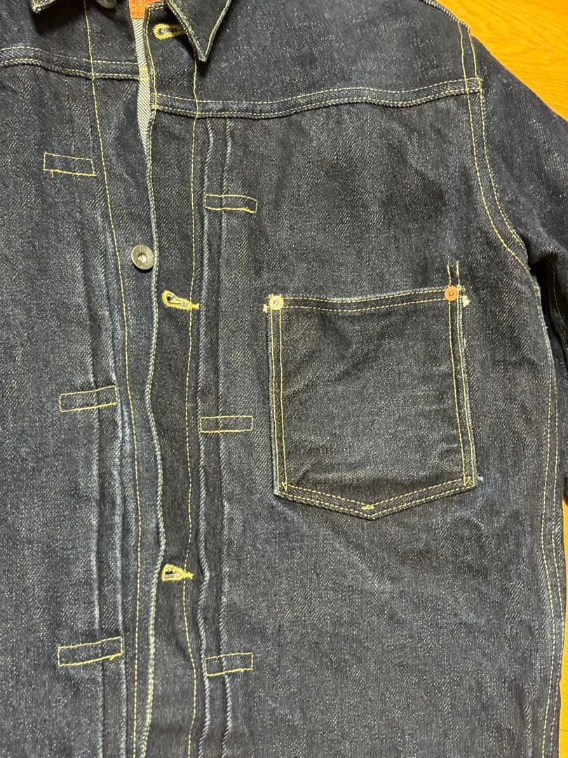 サムライジーンズ　S555VX25oz デニムジャケット　大戦モデル　44