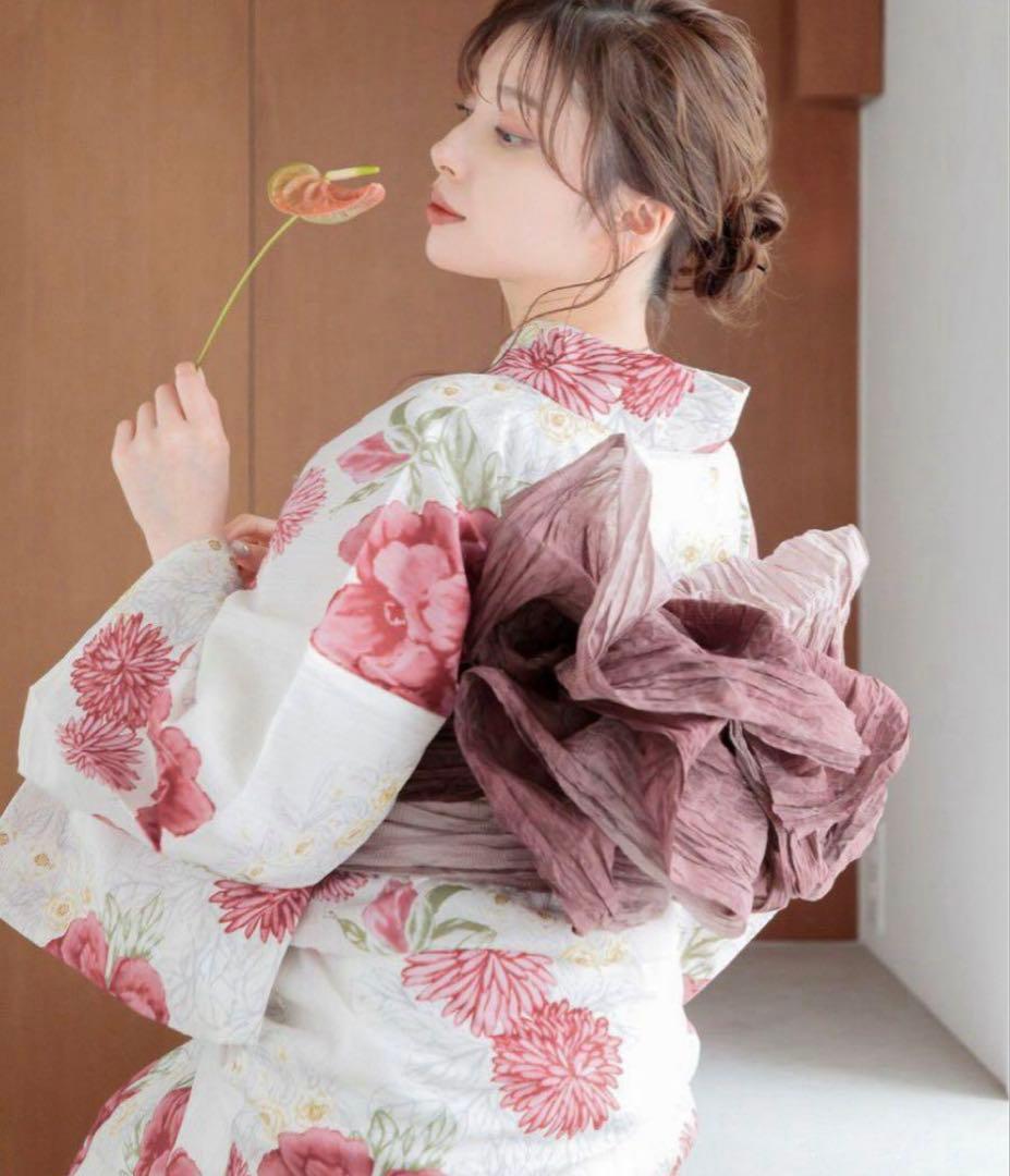 【新品・未使用】Dita 浴衣 大正ロマン牡丹寄せ