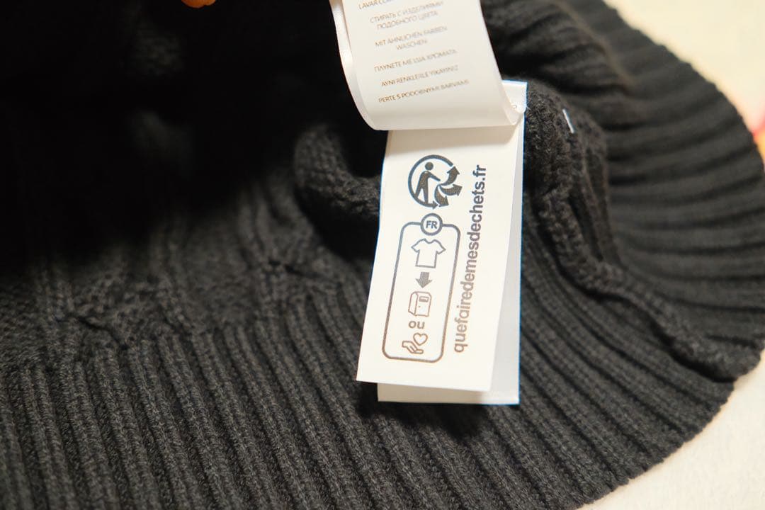 POLO ラルフローレン ハーフジップ ニット ブラック L