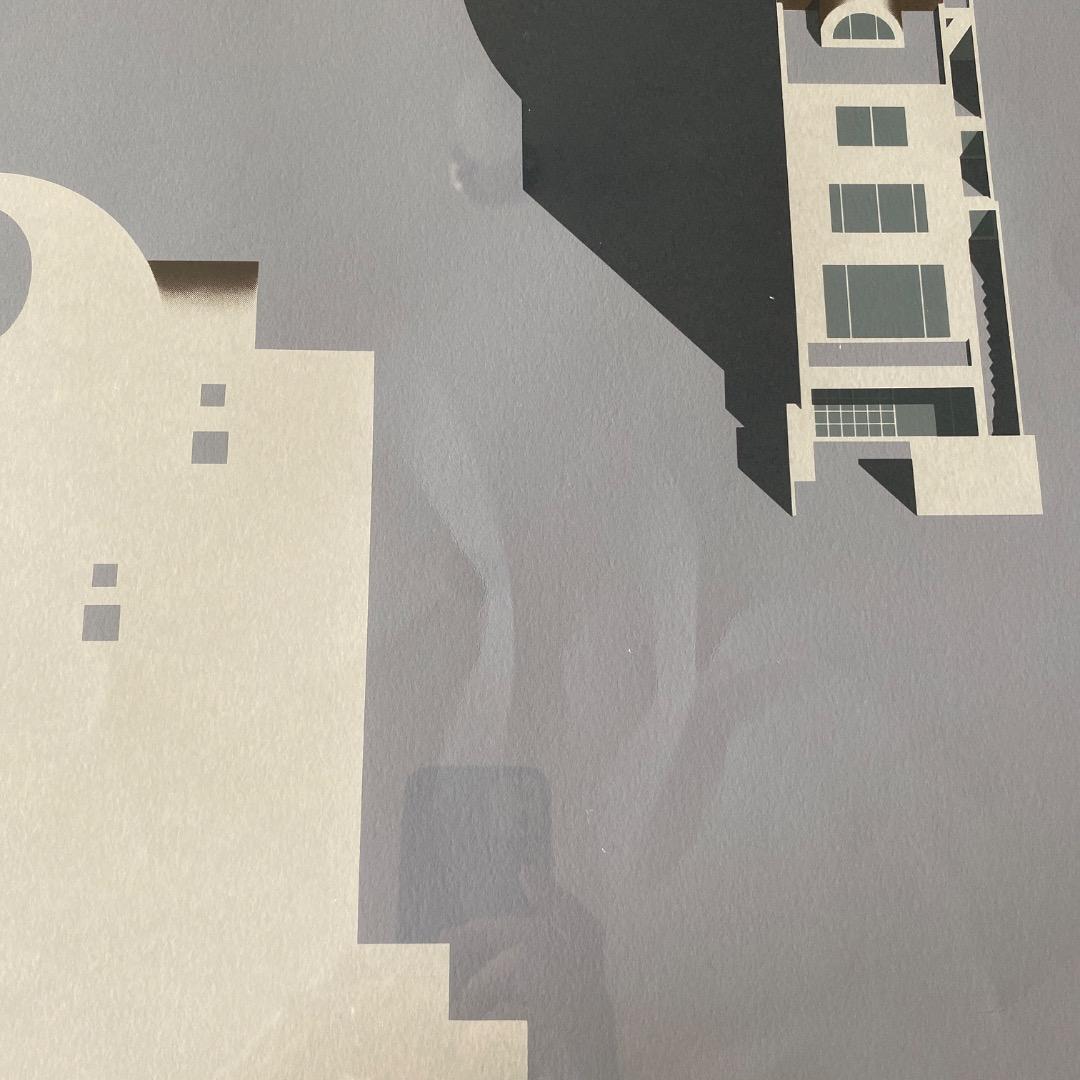 磯崎新「ヴィッラAo」 1978年 シルクスクリーン