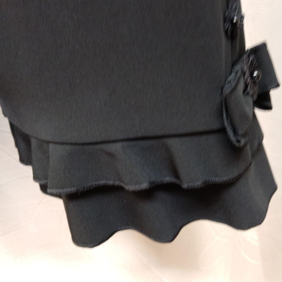黒サラッとしたフルレングスパンツサイズ40　42
