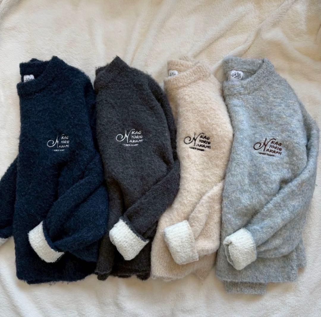 【完売品・新品】kaoyorinakami ネイビーMサイズ