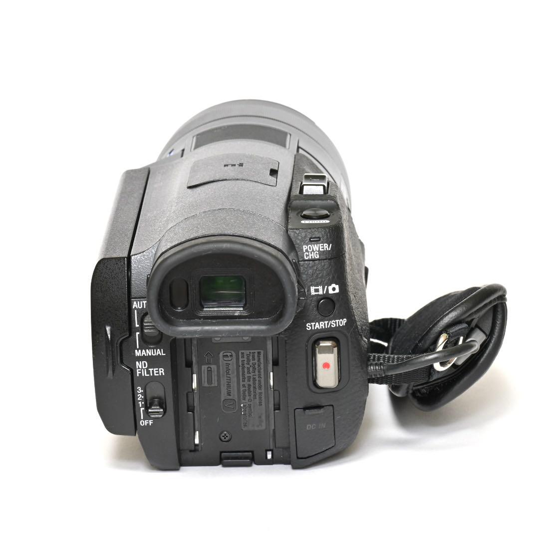 【SONY】FDR-AX100 4K ビデオカメラ ブラック