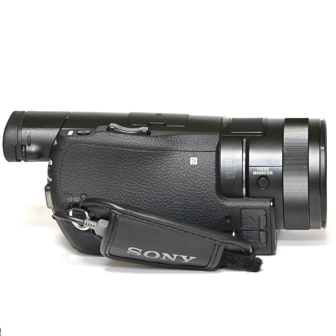 【SONY】FDR-AX100 4K ビデオカメラ ブラック