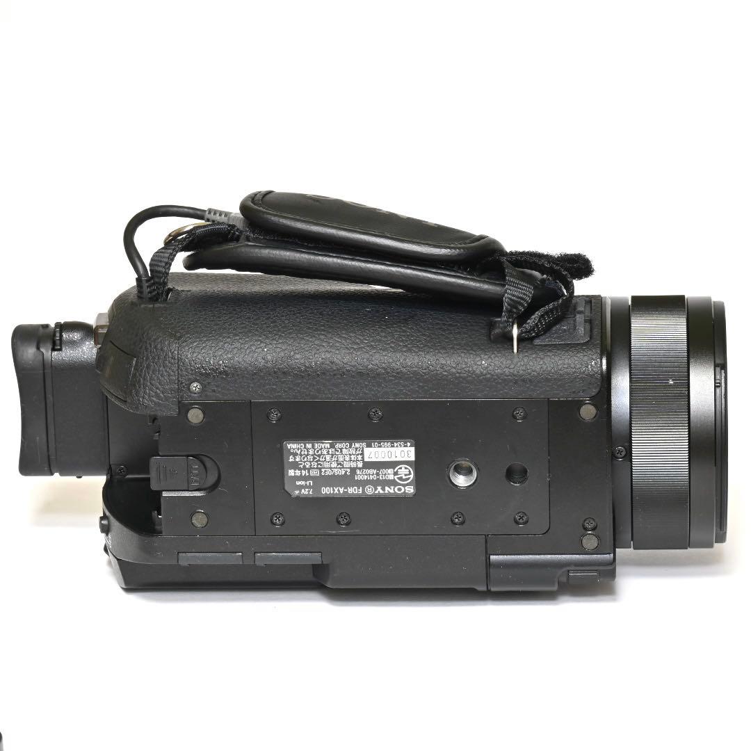 【SONY】FDR-AX100 4K ビデオカメラ ブラック