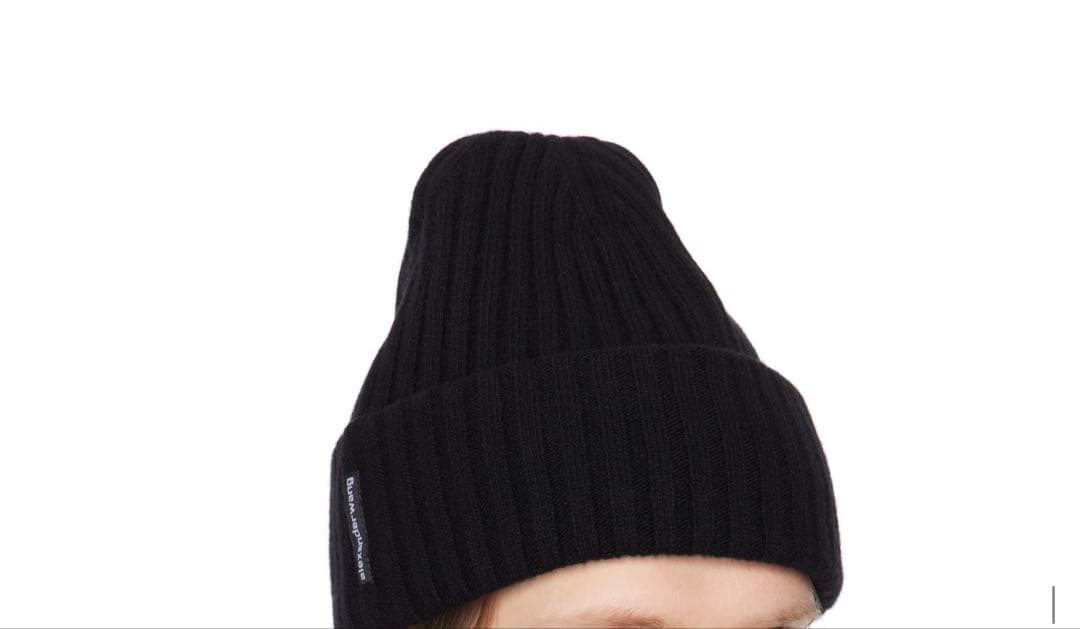 ALEXANDER WANG アレキサンダーワン ビーニー ニット帽 黒