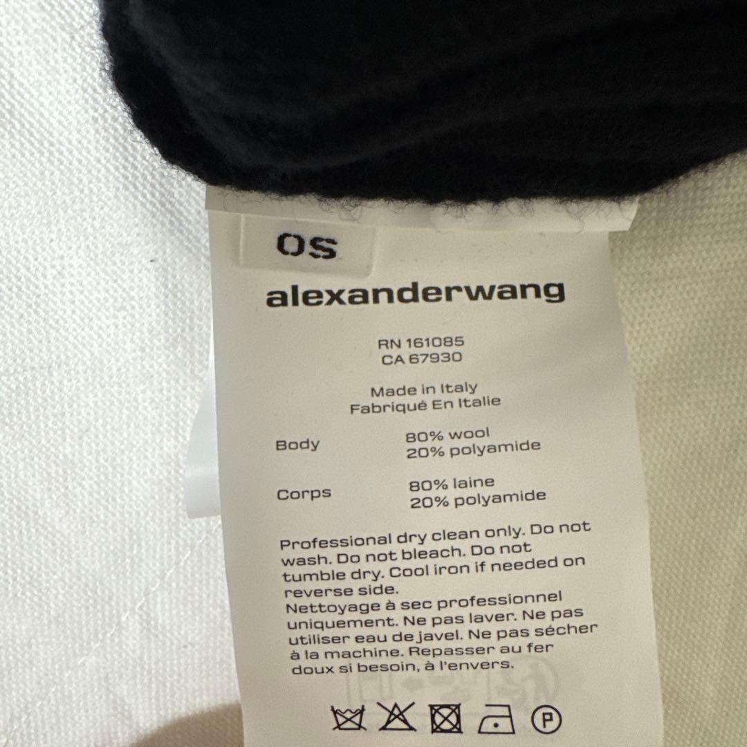 ALEXANDER WANG アレキサンダーワン ビーニー ニット帽 黒