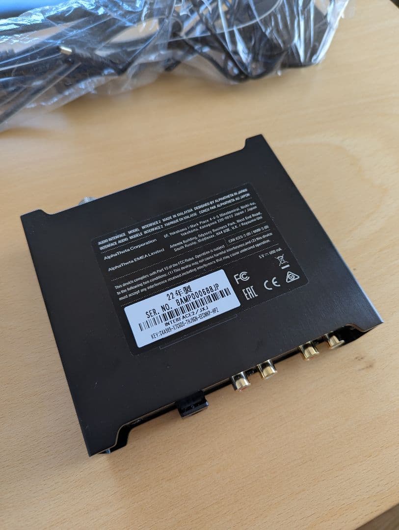 Pioneer DJ INTERFACE 2 rekordbox 本体と付属品