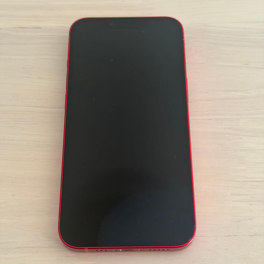 【SIMフリー】iPhone 13 RED 128GB 最大容量80%