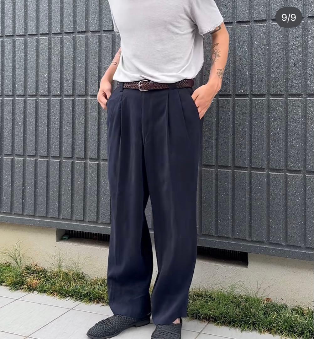 90’s BALENCIAGA ネイビー ヴィンテージスラックス