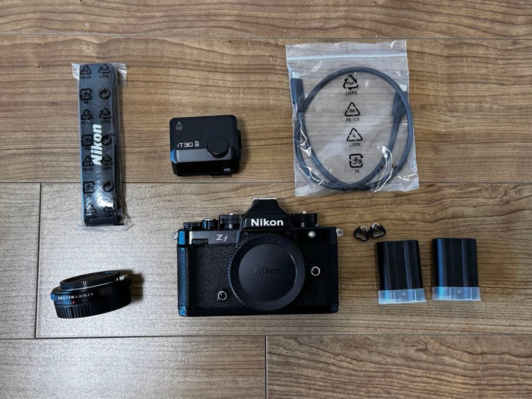Nikon ZF +godox it30+mマウントアダプタ+予備バッテリー2個