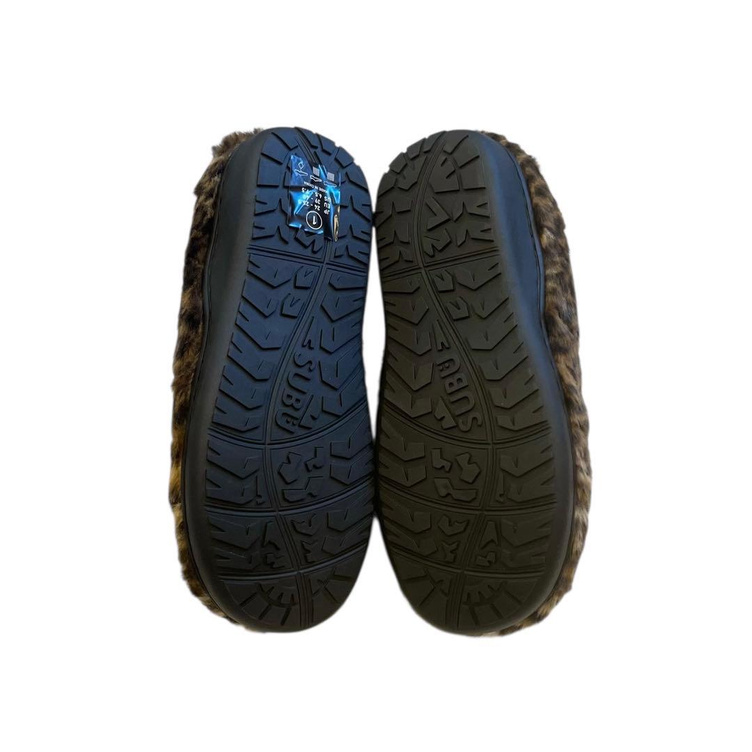 靴 WACKO MARIA LEOPARD FUR AORORA SANDALS