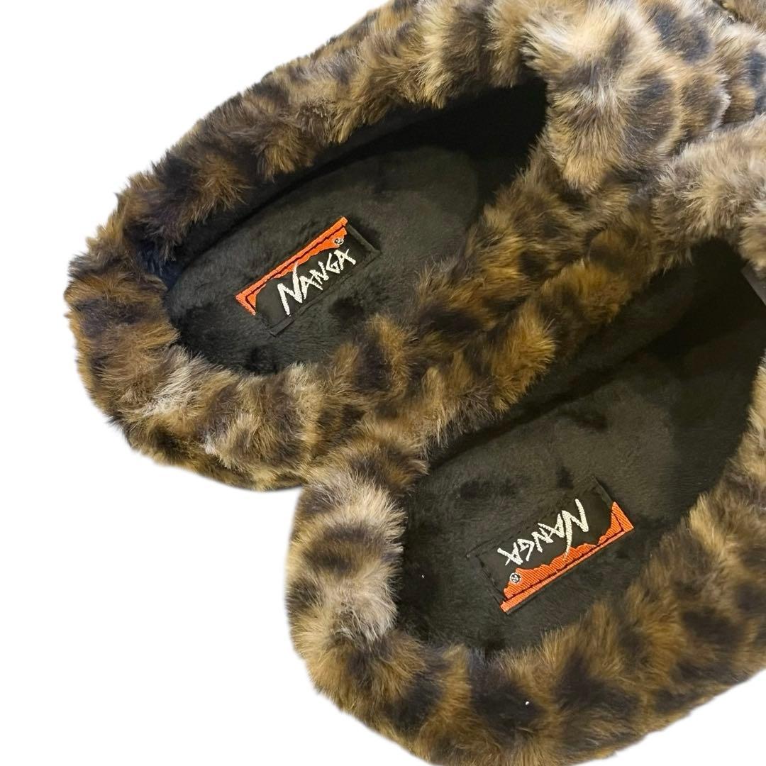 靴 WACKO MARIA LEOPARD FUR AORORA SANDALS