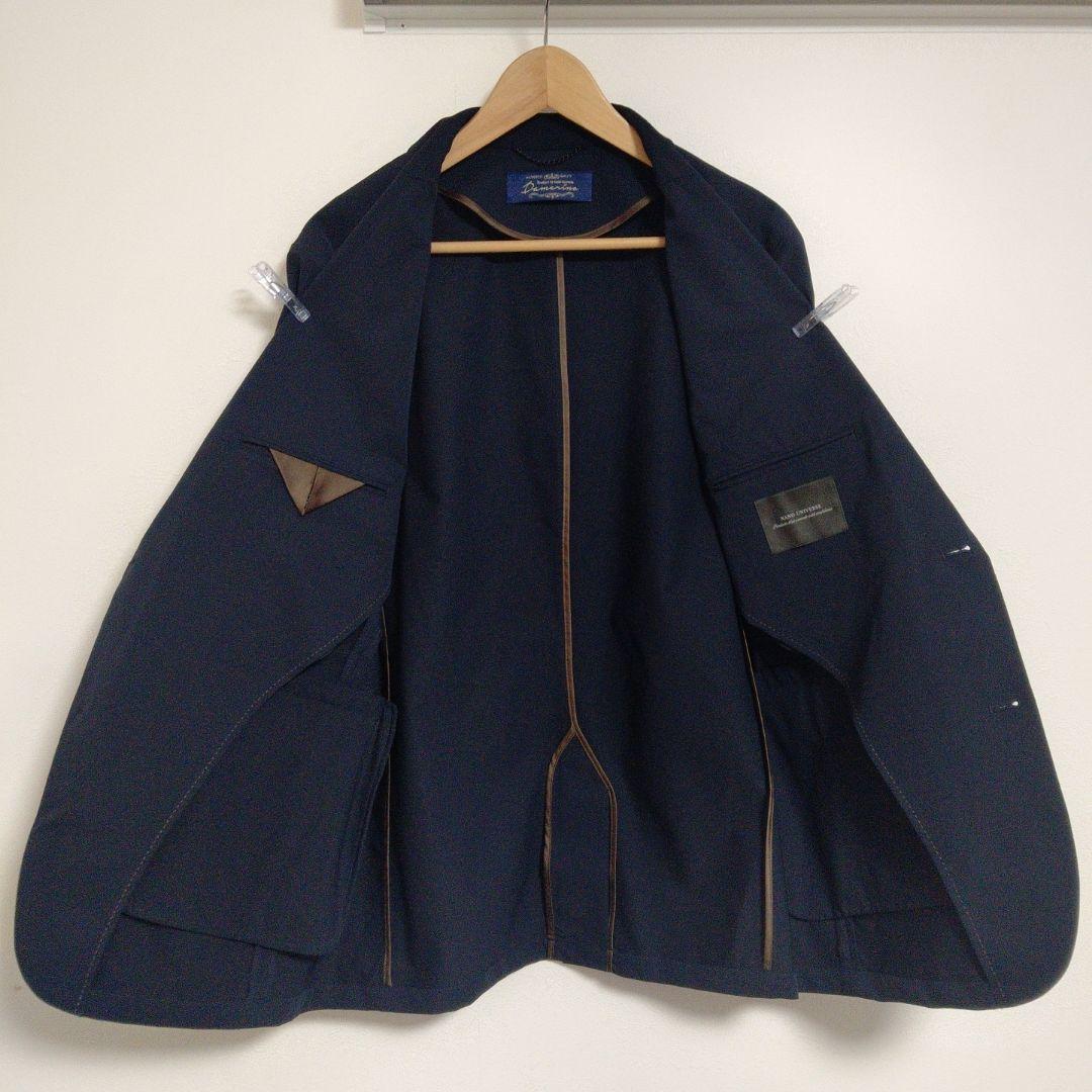 美品 ✨️ ナノユニバース ダメリーノ SOLOTEX セットアップ XL 紺