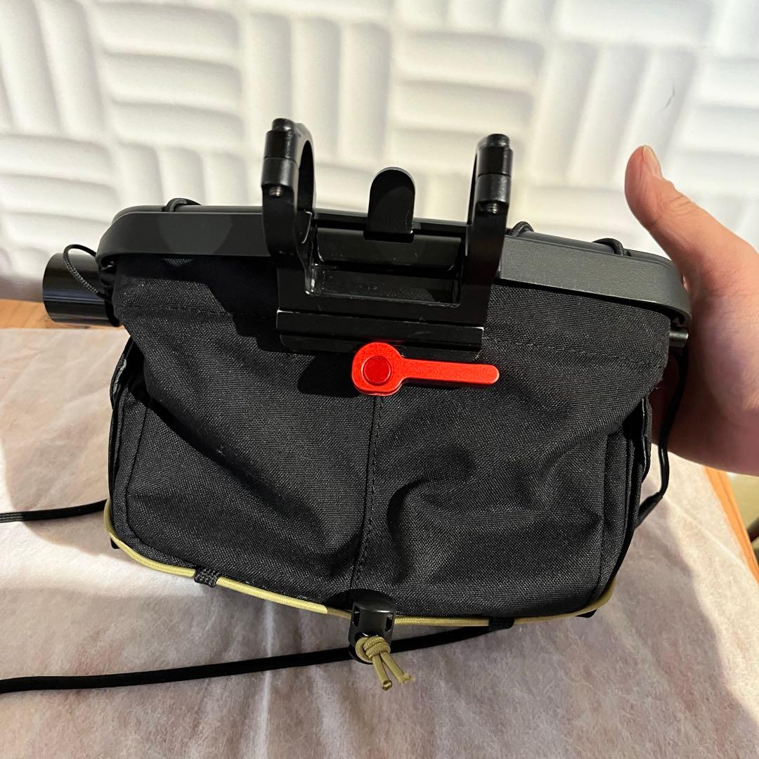 【中古美品】ルートワークス　ハンドルバーバッグ　ブラック